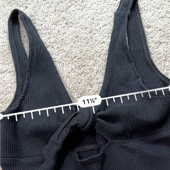 Billabong black ribbed casual mini dress - Picture 2 of 4